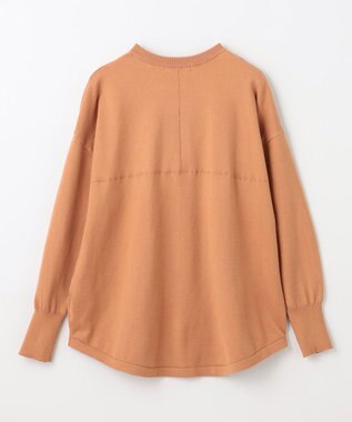 ANY 【6色展開】ソフトタッチニットプルオーバー オレンジ