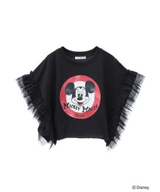 Green Parks ミッキーマウスクラブハウス／袖フリルショート丈ＴＥＥ Black