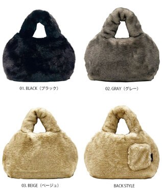 ROOTOTE 1325【まるで猫】SN.デリ.ファーブランケット-A 01：ブラック