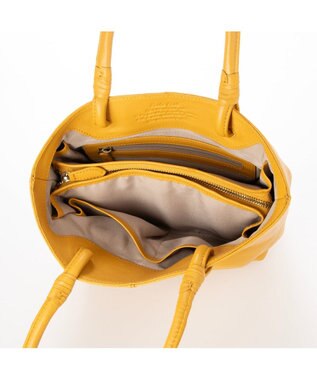 UNBILLION アトランタ ATLANTA / 牛革ハトメあおりトートS イエロー