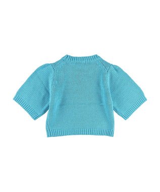 Green Parks ローゲージニットＴシャツ Blue