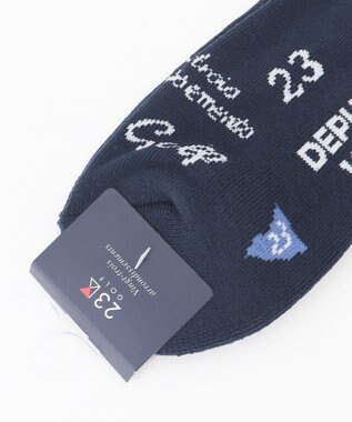 23区GOLF 【MEN】ロゴ柄アンクルソックス ネイビー系5