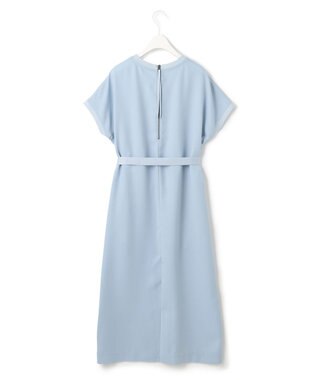 ICB 【接触冷感・UVケア・速乾・洗える】FluidBackSatin ワンピース ライトブルー系