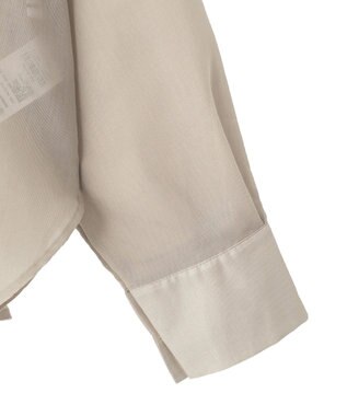 AMERICAN HOLIC シアーフーディーシャツ Gray Beige
