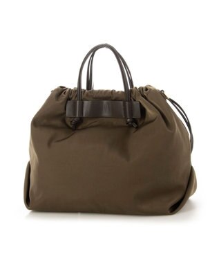 UNBILLION kakatoo ナイロンドローストリング3wayトートバッグ チョコ