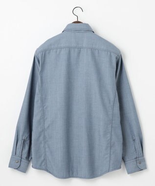 JOSEPH ABBOUD 【キングサイズ・2WAY】リバーシブル シャツ ブルー系