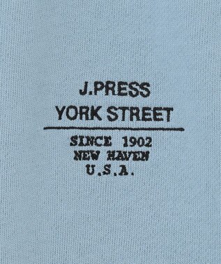J.PRESS YORK STREET 【UNISEX】裏毛ロゴ刺繍スウェットパンツ ブルー系
