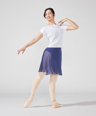 Chacott キシリトールコンパクトニットTシャツ ホワイト