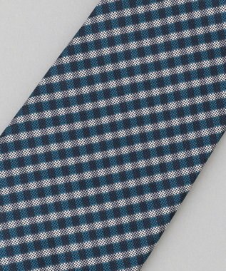 GOTAIRIKU GOTAIRIKU別注【日本製】シルク ネクタイ_チェック スカイブルー系8