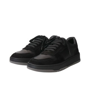 INTER-CHAUSSURES 【QUSHELI】異素材コンビレースアップスニーカー