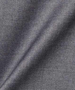 J.PRESS LADIES L 【洗える】T/Rウォッシャブルギャバ ワイド パンツ グレー系