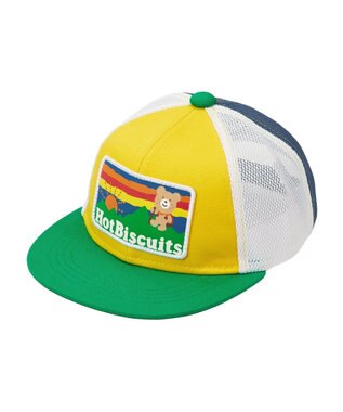 MIKI HOUSE HOT BISCUITS 【46-54cm】 メッシュキャップ（帽子） 黄