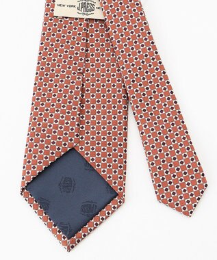 J.PRESS MEN ヴィンテージジャガード/ダイヤグラム柄 ネクタイ オレンジ系8