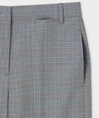 Paul Smith オーバーウィンドウペーン ワイドパンツ グレー