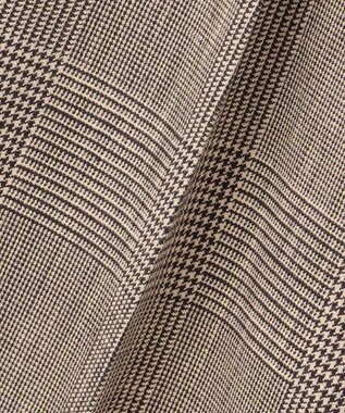 uncrave グレンチェック ワイドパンツ ブラウンチェック