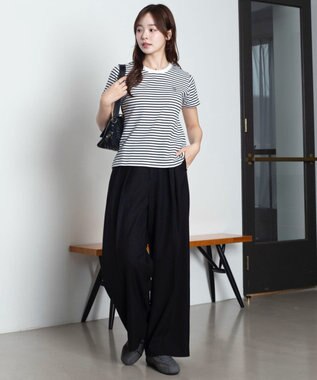 WEGO 【SMLサイズ展開】U.S. POLO ASSN.別注コンパクトTシャツ ホワイトボーダー