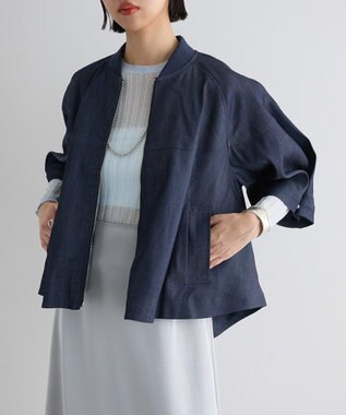 Green Parks フレアブルゾン Indigo