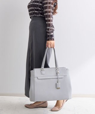 ACE BAGS & LUGGAGE Jewelna Rose リモハピ トートバッグ B4サイズ 15.6インチPC収納 10771 通勤 仕事 PCケース付 ジュエルナローズ ビジネスバッグ グレー