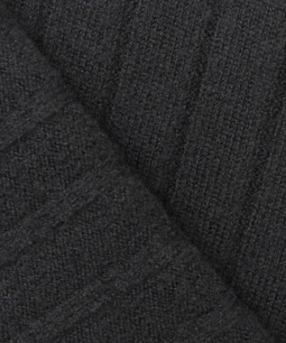 23区 S スパンコール ワイドリブ ニット ブラック系