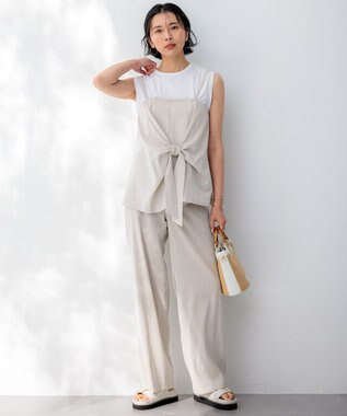 23区 バックル デザイン サンダル アイボリー系