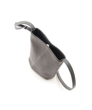 MioFIRANO CO-04 truss_mini shoulder ミニショルダーバッグ 本革　MIOF. ミオフ BLACK