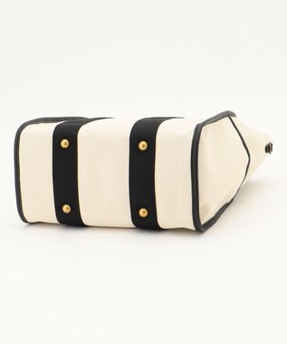 LA BAGAGERIE クラシックタテナガトート ブラック×ナチュラル