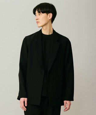 UNFILO MENS ダブルクロス クルーTEE ブラック