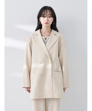 earth music&ecology ２ＷＡＹテーラードジャケット Beige