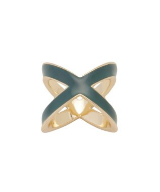 MOONBAT 【2WAY】クロススカーフリング ダークグリーン