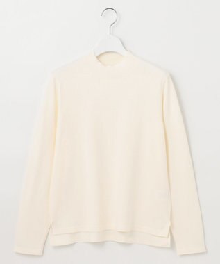 J.PRESS LADIES 【洗える】PRINCE ハイネック ニット ホワイト系