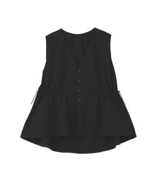 Green Parks ドロストフレアベスト Black