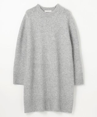 ANY L ニットチュニック ライトグレー