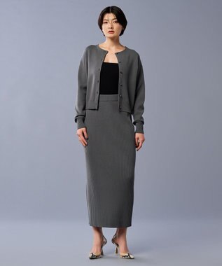 uncrave 【手洗い可】スムース ニット カーディガン（uncrave STANDARD） スレート