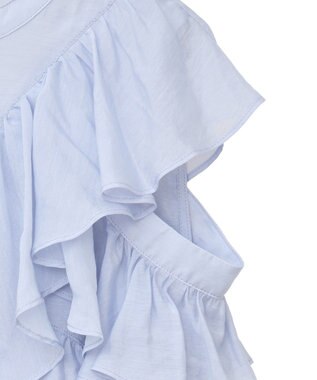 earth music&ecology ２ＷＡＹフリルブラウス Sax