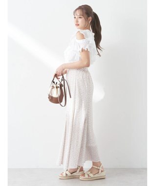 earth music&ecology ２ＷＡＹフリルブラウス White