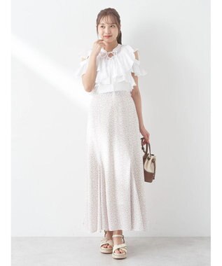 earth music&ecology ２ＷＡＹフリルブラウス White