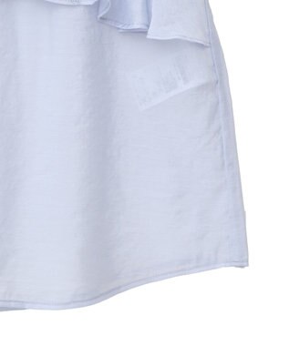 earth music&ecology ２ＷＡＹフリルブラウス Sax