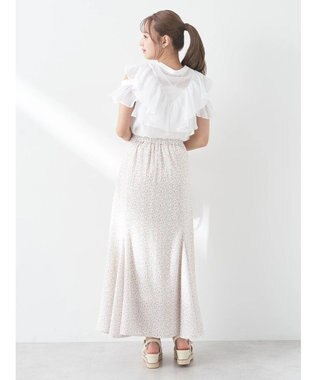 earth music&ecology ２ＷＡＹフリルブラウス White