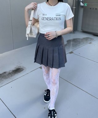 WEGO グラフィックちびT ホワイト