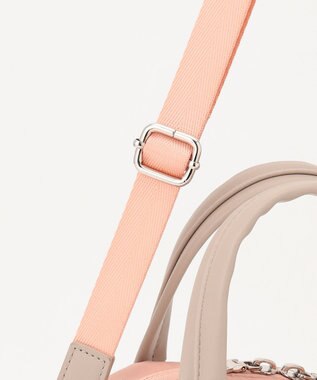 Y'SACCS はっ水ドットジャカード　ショートハンドル付き　軽量2wayショルダー ライトピンク