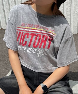 WEGO ヴィンテージウォッシュショートT 柄8