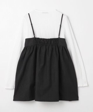 ANY L 【セットアイテム】キャミソール×プルオーバーセット ブラック