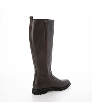 MODE ET JACOMO <carino>【レイン対応】タンクソールロングブーツ ダークブラウン
