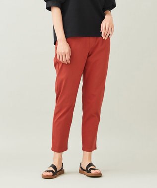 ANY 【ウエストゴム/ストレッチ/UVカット】大人の7daysデイリー パンツ オレンジ