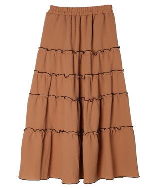 Green Parks ・SUGAR SPOON メローティアードスカート Orange