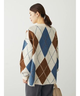 Green Parks 柄アソートニットカーディガン B