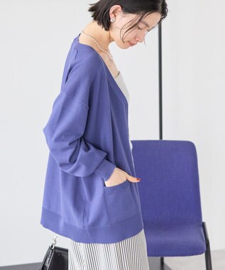 AMERICAN HOLIC Ｖネックポケット付きカーディガン Navy