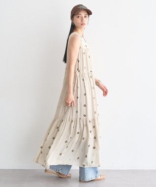 earth music&ecology アソートティアードワンピース Flower