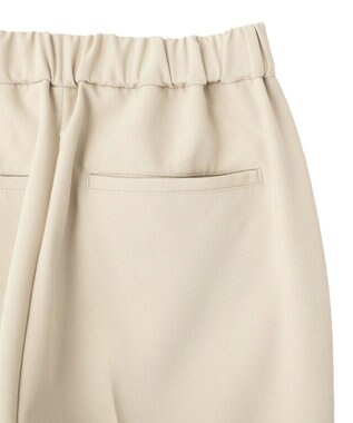 YECCA VECCA ストレッチピンタックパンツ Light Beige