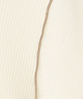 BEIGE， FORD / ハイネックトップス White×Camel